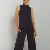 Philosophy Token Cowl Sleeveless Top