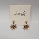 De Cavalier Gold & Rose Gold Earrings