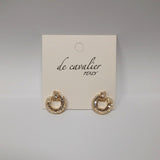 De Cavalier Gold & Rose Gold Earrings