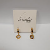 De Cavalier Gold & Rose Gold Earrings