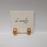 De Cavalier Gold & Rose Gold Earrings