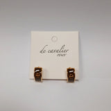 De Cavalier Gold & Rose Gold Earrings