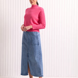 Foil Jean & Tonic Skirt