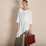 Megan Salmon Lake Roman Top