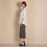 Megan Salmon Lake Roman Top