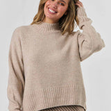 Olive et Julie Funnel Neck Sweater