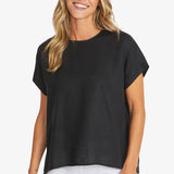 Ping Pong Misty Linen Top