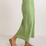 SEE SAW Linen Bias Slip Skirt