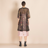 Megan Salmon Tulips Giselle Coat