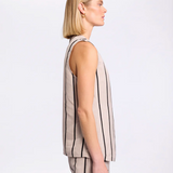 Marco Polo Striped Wrap Vest