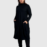Alembika Essentials Turtleneck Cocoon Dress