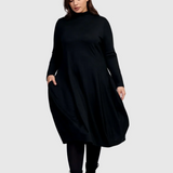 Alembika Essentials Turtleneck Cocoon Dress