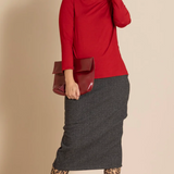 Megan Salmon Donegal Pencil Skirt