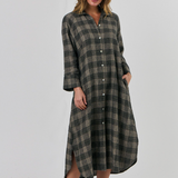 Naturals by Olive et Julie Mesh Print Maxi Dress