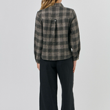 Naturals by Olive et Julie Mesh Plaid Top