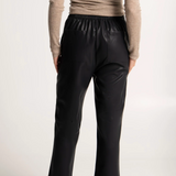Lounge The Label Faux Leather Drawstring Sport Luxe Pant