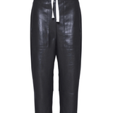 Lounge The Label Faux Leather Drawstring Sport Luxe Pant