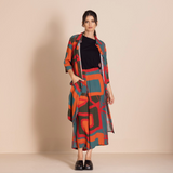 Megan Salmon Origin 7/8 Crepe Mariner Pant