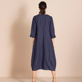 Megan Salmon Lulu Pleat Romance Dress