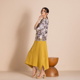 Megan Salmon Lulu Pleat Hanky Skirt