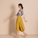 Megan Salmon Lulu Pleat Hanky Skirt