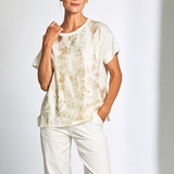 Peruzzi Metalic Front Top