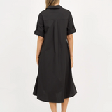 Liberty Rose Cotton Shirt Dress