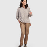 Alembika Louisiana Hi-Lo Blouse