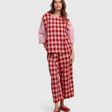 Alembika Checkered T-shirt Top