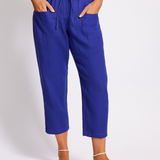 SEE SAW Linen 7/8 Drawstring Pants