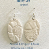 Becky-Lou Ceramics Large Drop Earrings