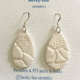 Becky-Lou Ceramics Large Drop Earrings