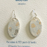 Becky-Lou Ceramics Large Drop Earrings