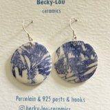 Becky-Lou Ceramics Large Drop Earrings