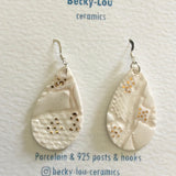 Becky-Lou Ceramics Large Drop Earrings