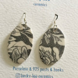 Becky-Lou Ceramics Large Drop Earrings