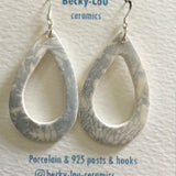 Becky-Lou Ceramics Large Drop Earrings