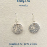 Becky-Lou Ceramics Small Drop Earrings