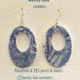 Becky-Lou Ceramics Large Drop Earrings