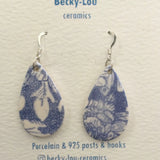 Becky-Lou Ceramics Large Drop Earrings