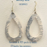 Becky-Lou Ceramics Large Drop Earrings