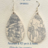 Becky-Lou Ceramics Large Drop Earrings
