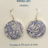 Becky-Lou Ceramics Large Drop Earrings