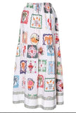 Emily Lovelock Greta Print Skirt
