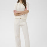 Cream Berta Twill 7/8 Pants