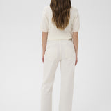 Cream Berta Twill 7/8 Pants