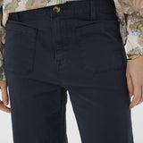 Cream Berta Twill 7/8 Pants