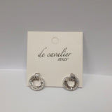 De Cavalier Silver Earrings