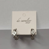 De Cavalier Silver Earrings