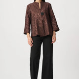 Joseph Ribkoff Animal Trapeze Jacket